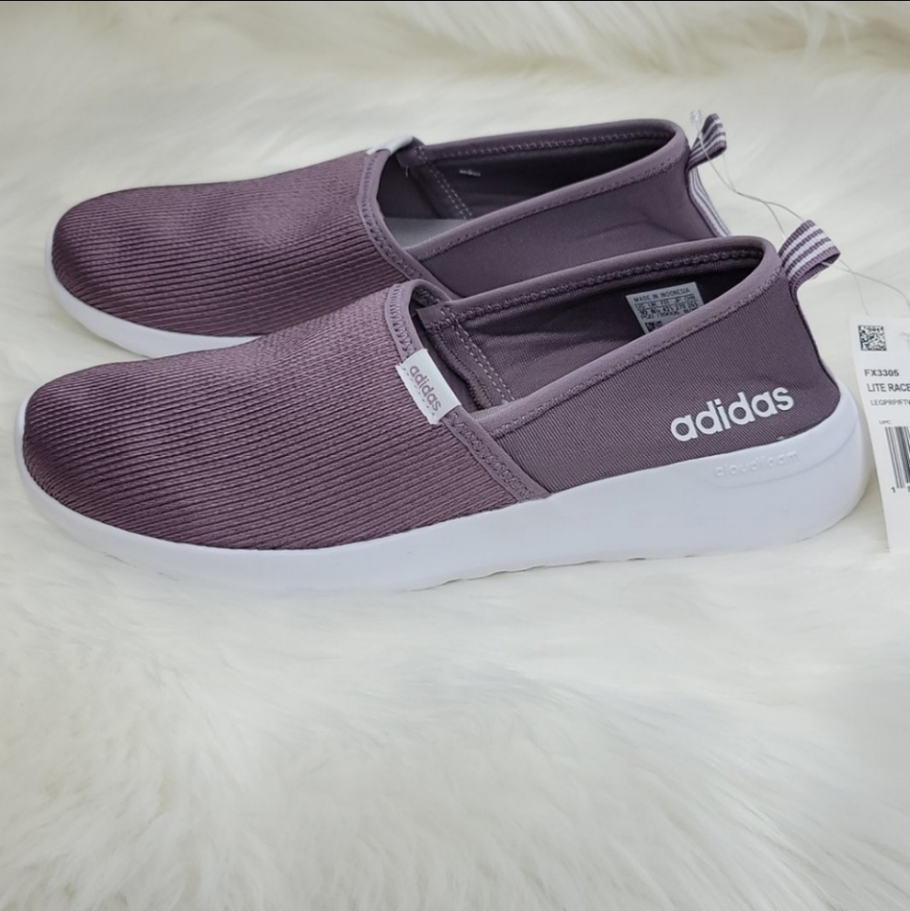 Adidas Lite Racer Slipon Athletic Comfort Sneakers - Picture 13 of 16